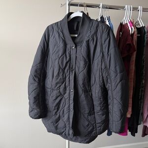 lululemon athletica black Quilted Puffer Jacket